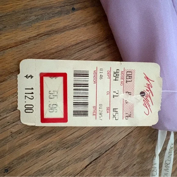 Jessica McClintock Gunne Sax Lilac Satin Corset Top NWT Millennium 2000 Sz 5/6 - Picture 14 of 14